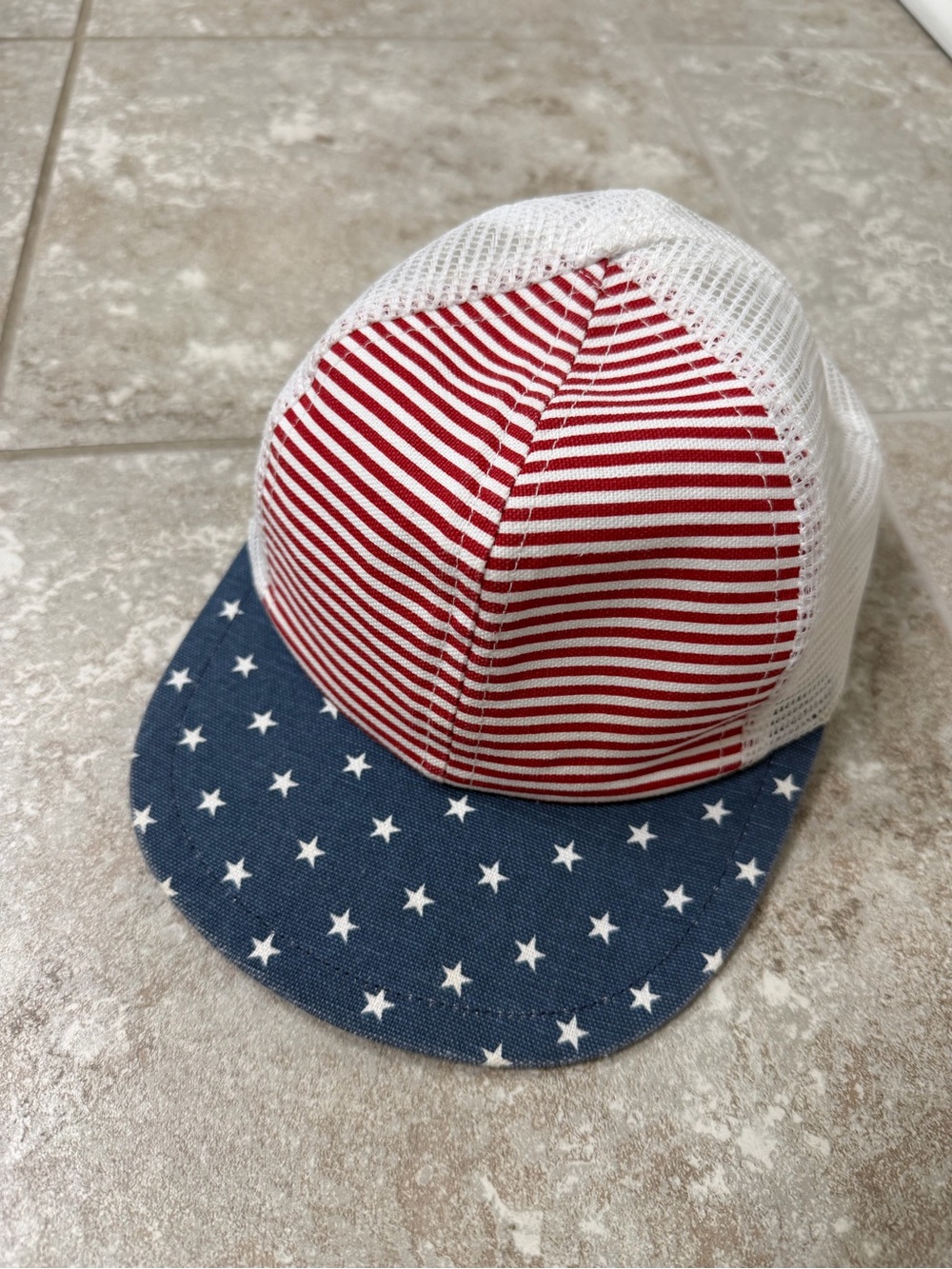 George Hats American Flag Hat Patriotic Red Stripe & Star Baseball Cap